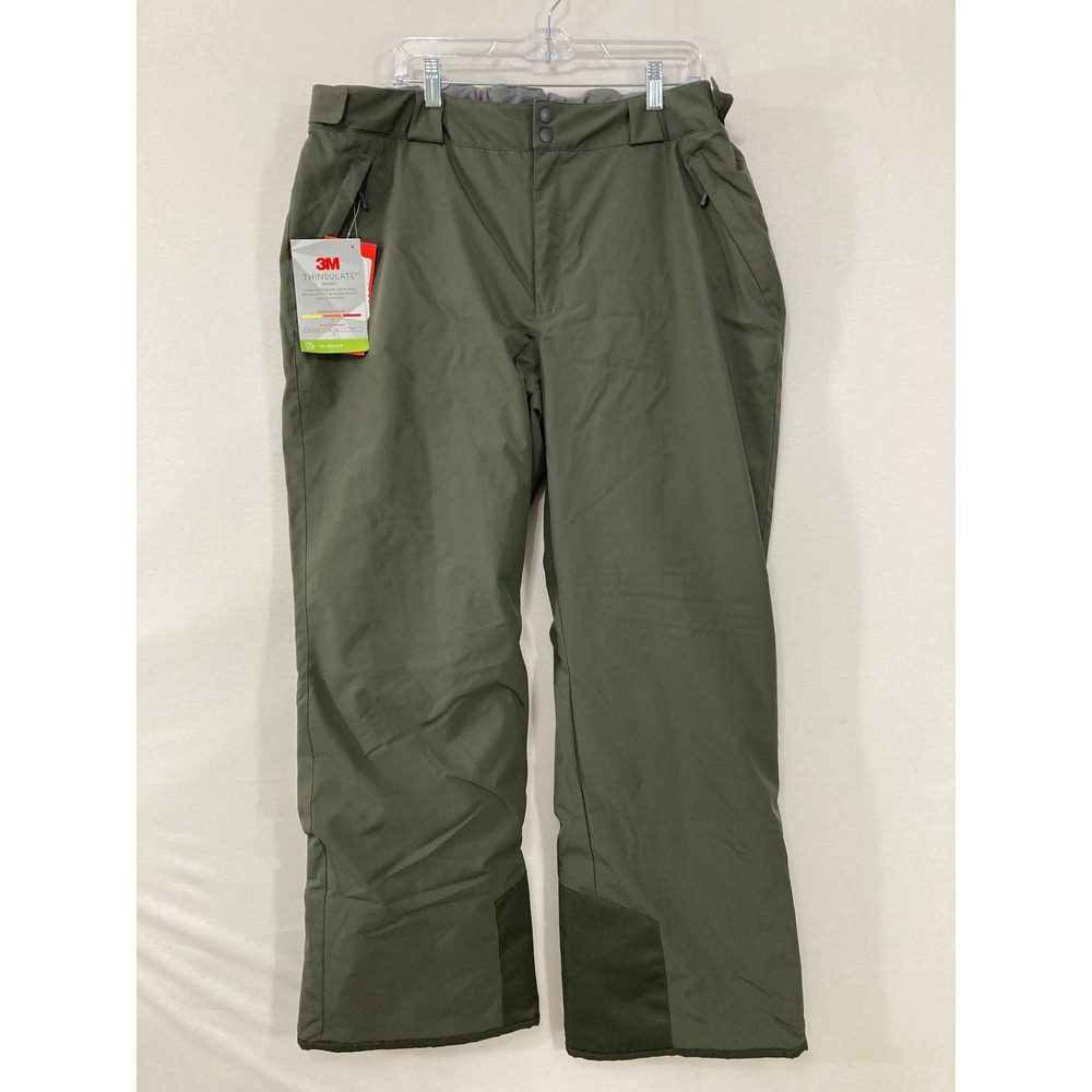 New Spyder Mens Mesa Snow Pants XXL Green Insulated Ski Winter Outdoor